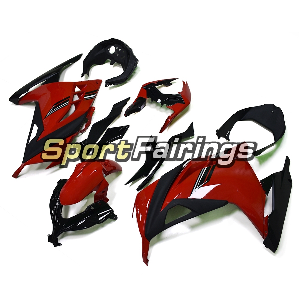 Fairing Kit Fit For Kawasaki EX300R Ninja 300 2013 - 2015  -Gloss Red Black Cowlings