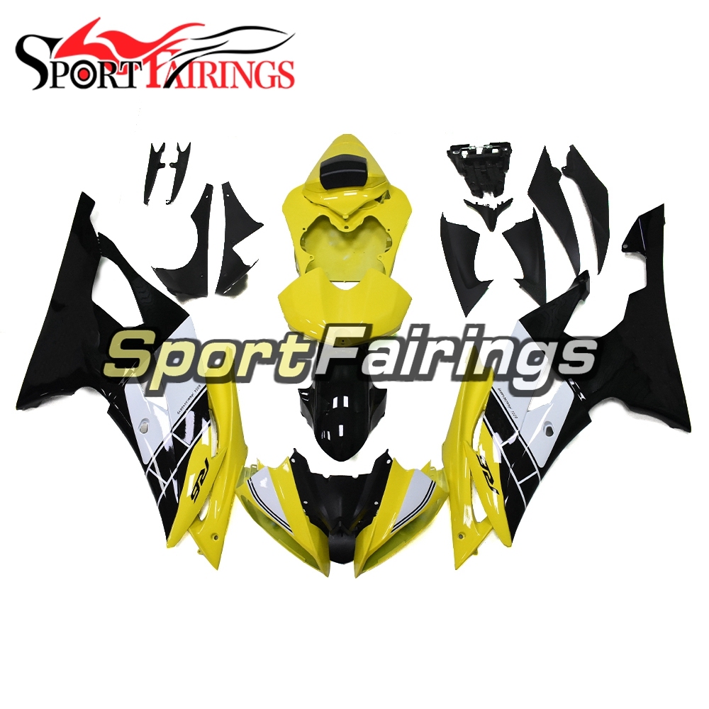 Fairing Kit Fit For Yamaha YZF R6 2008 - 2016 - White Yellow
