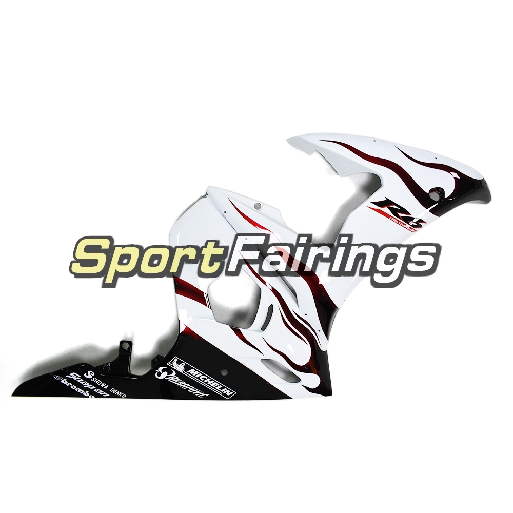 Fairing Kit Fit For Yamaha YZF R6 2005 - White Black Red