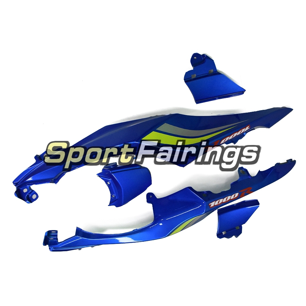 Blue Yellow Strips Motorcycle Fairing Kit Fit For Suzuki GSXR1000 2017 2018 2019 New Arrival Cowlings