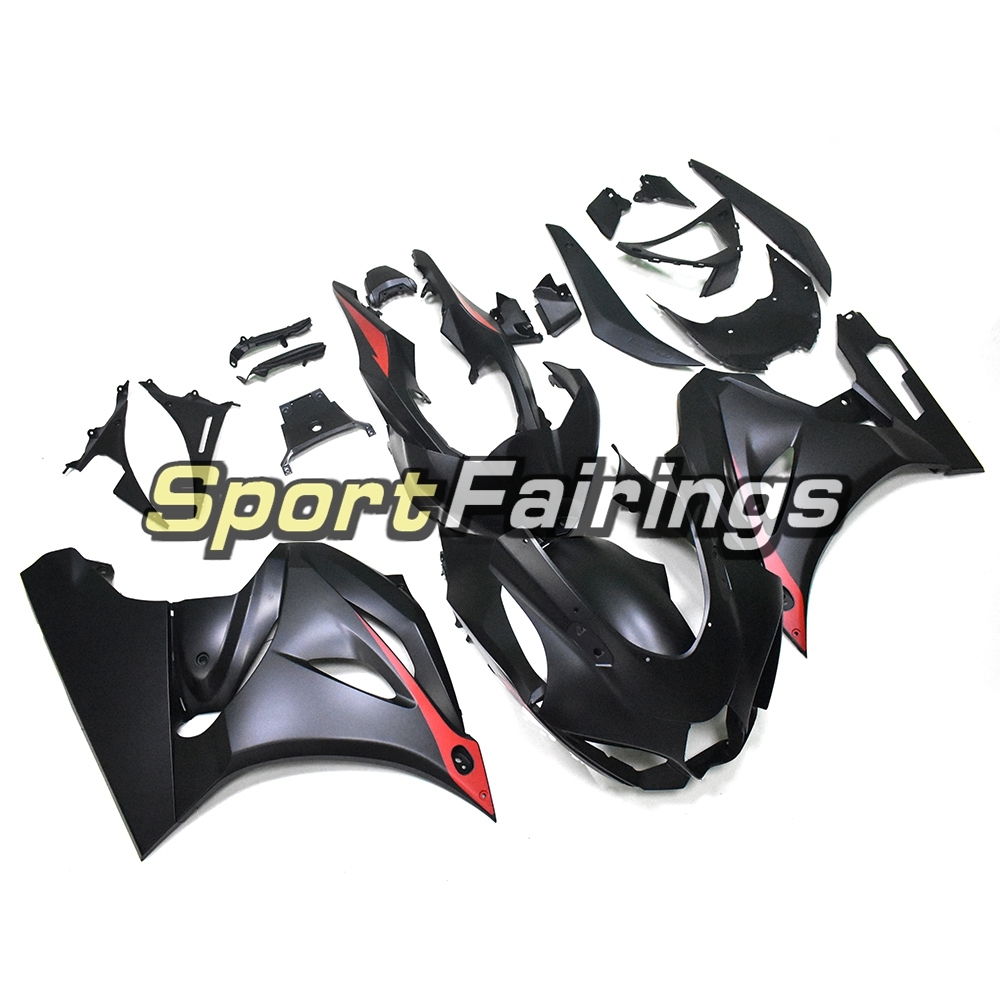 Matte Black Red Strips Motorcycle Fairing Kit Fit For Suzuki GSXR1000 2017 2018 2019 New Arrival Cowlings