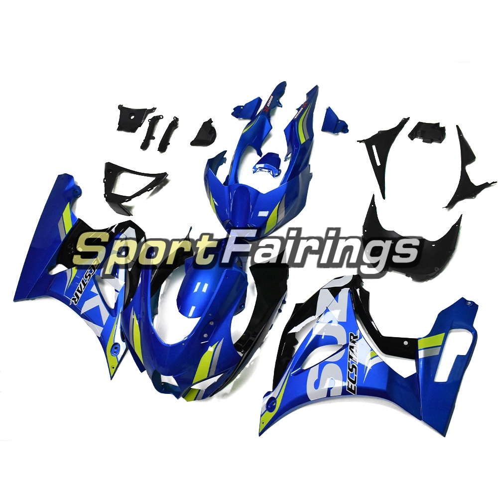 Blue Yellow Strips Motorcycle Fairing Kit Fit For Suzuki GSXR1000 2017 2018 2019 New Arrival Cowlings