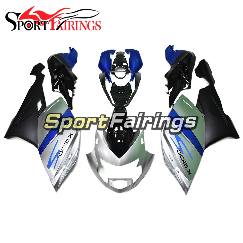 Fairing Kit Fit For BMW K1200S 2005 - 2008 - Blue Silver