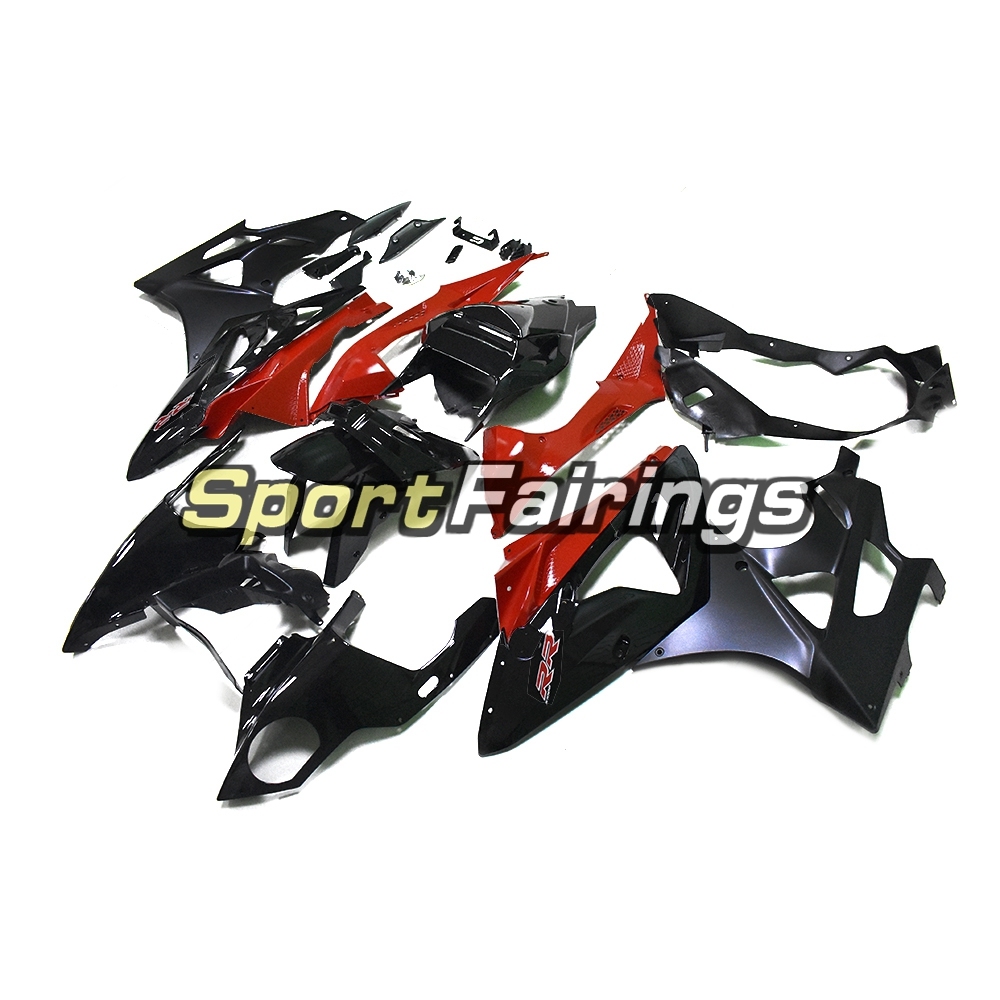 Fairing Kit Fit For BMW S1000RR 2011 - 2014 - Black Deep Red