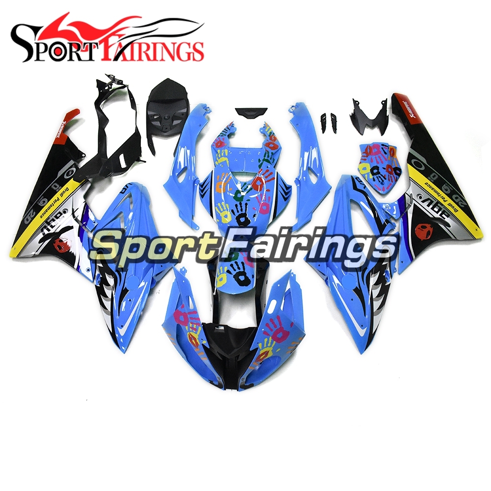 Fairing Kit Fit For BMW S1000RR 2015 2016 - Blue and Colorful Hands