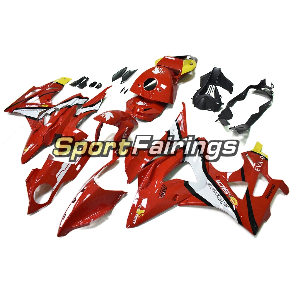 Fairing Kit Fit For BMW S1000RR 2011 - 2014 - Yellow Red
