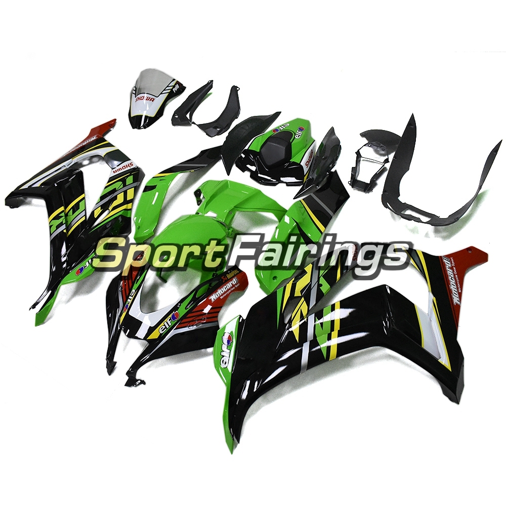 Complete Fairings Fit For Kawasaki ZX10R 2016 - 2020 - Elf Green Black Yellow