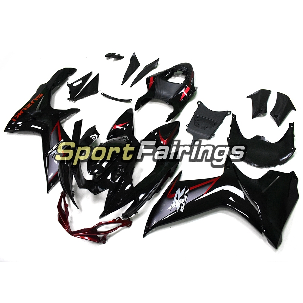 Fairing Kit Fit For Suzuki GSXR600 750 K11 2011 - 2016 - Red Black