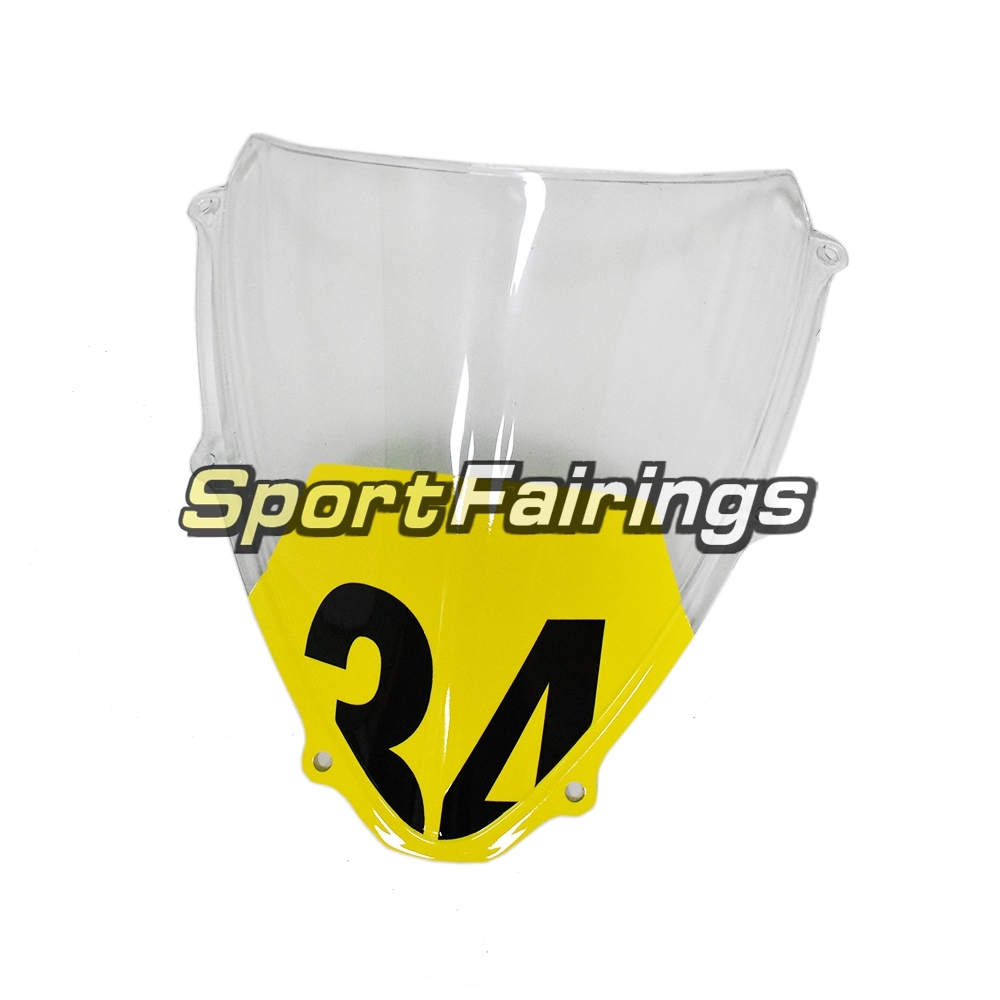 Fairing Kit Fit For Suzuki GSXR600 750 2006 - 2007 - White Yellow