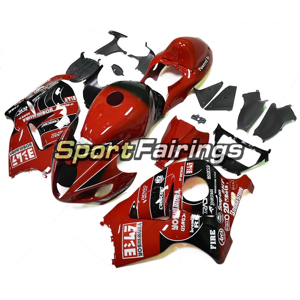 Fairing Kit Fit For Suzuki GSXR1300 Hayabusa 1997 - 2007 - Red Green Rear Black
