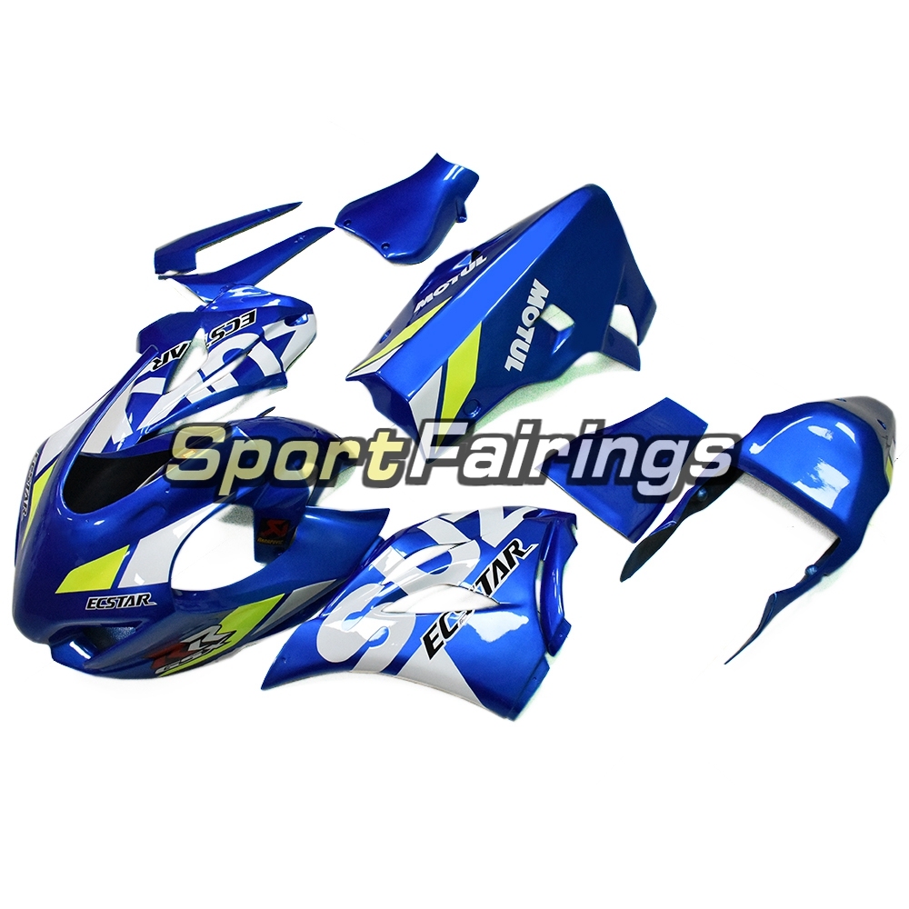 Fiberglass Racing Motorcycle Fairing Kit Fit For Suzuki GSXR1000 2017 2018 2019 New Arrival Cowlings-Blue White Yellow
