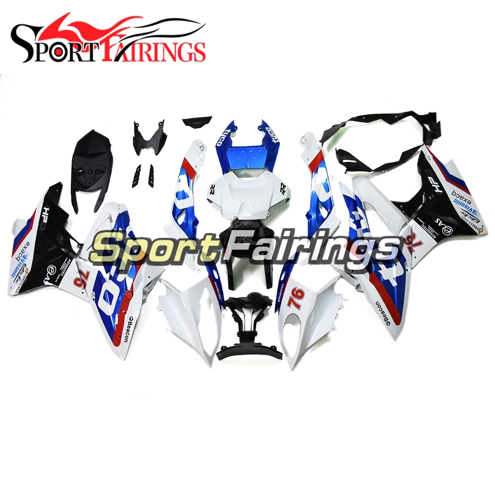 Fairing Kit Fit For BMW S1000RR 2017 2018 - TYCO White Blue