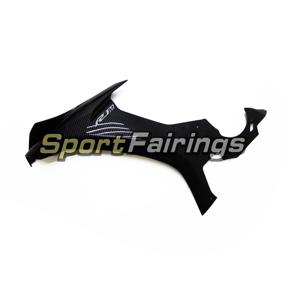 Fairing Kit Fit For Yamaha YZF R1 2015 2016 2017 2018 - Carbon Fiber Effect Blue Silver and Black