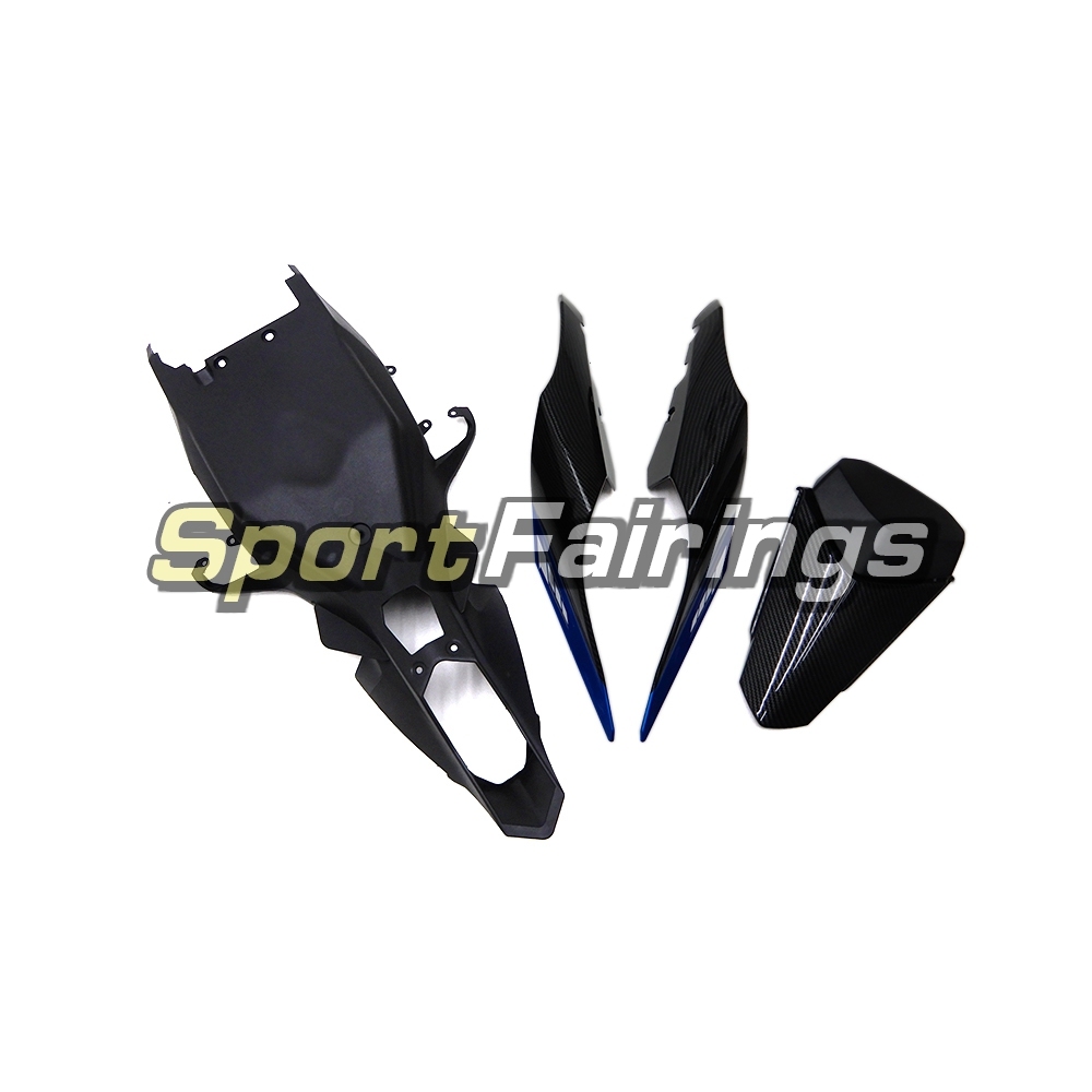 Fairing Kit Fit For Yamaha YZF R1 2015 2016 2017 2018 - Carbon Fiber Effect Blue Silver and Black
