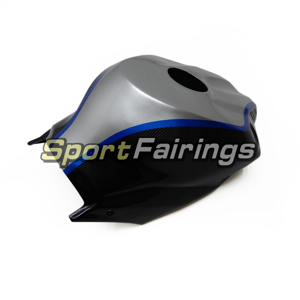 Fairing Kit Fit For Yamaha YZF R1 2015 2016 2017 2018 - Carbon Fiber Effect Blue Silver and Black