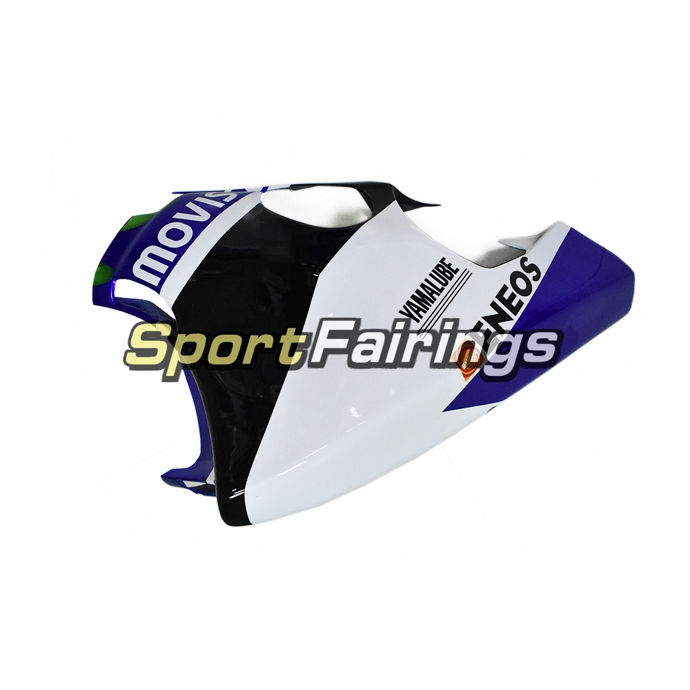 Fiberglass Racing Fairing Kit Fit For YZF R6 2008 - 2016 - White Blue