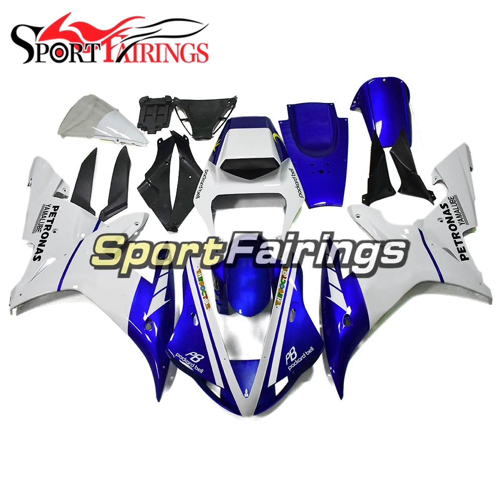 Fairing Kit Fit For Yamaha YZF R1 2002 2003 - Blue White