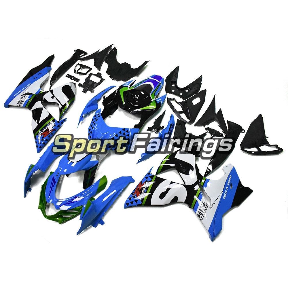 Fairing Kit Fit For Suzuki GSXR1000 K9 2009 - 2016 - Blue Green