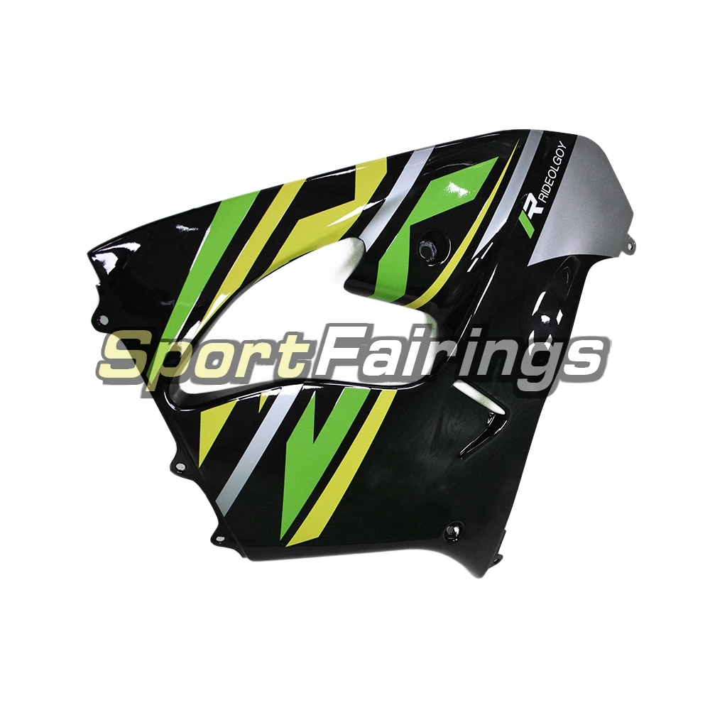 Hot Full Fairing Kit Fit For Kawasaki ZX9R 2002 - 2003 - Motocard Green Black Elf