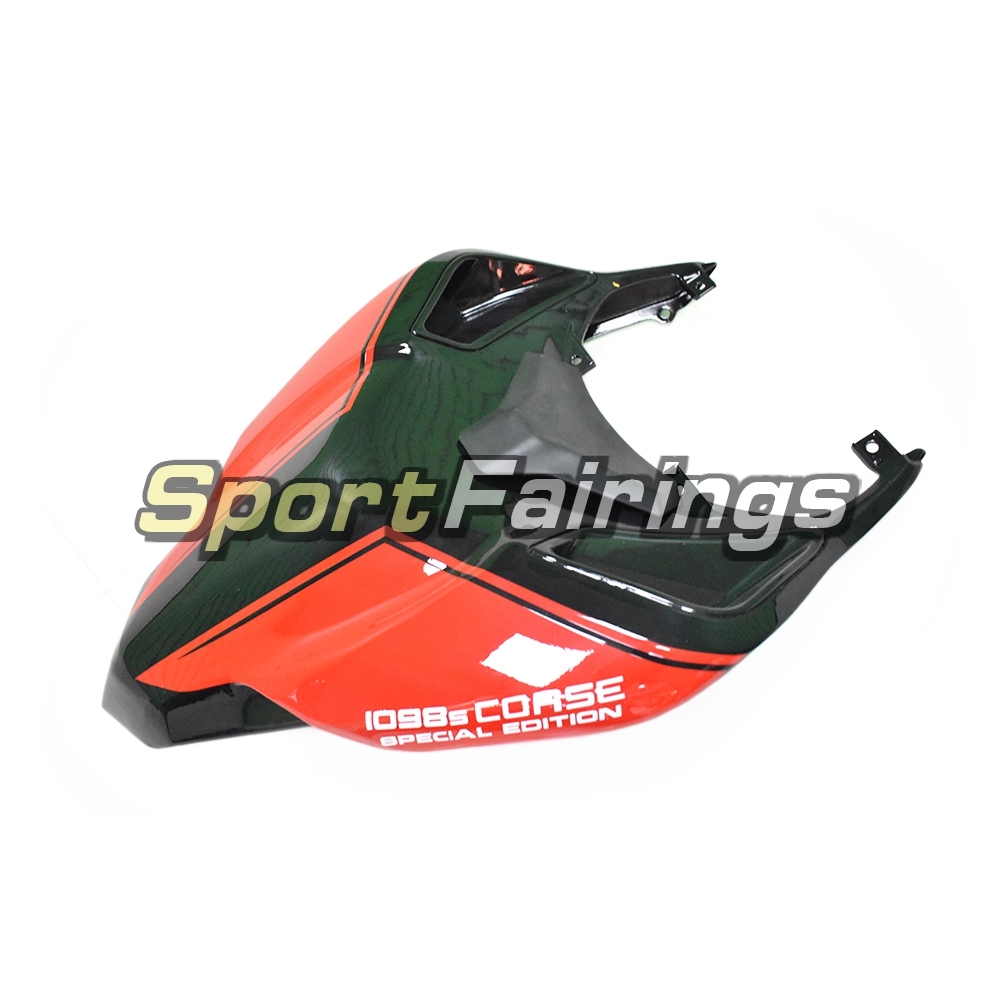New Full Fairing Kit Fit For Ducati 1098 1198 848 2007 - 2012  Gloss Red Black Bodywork