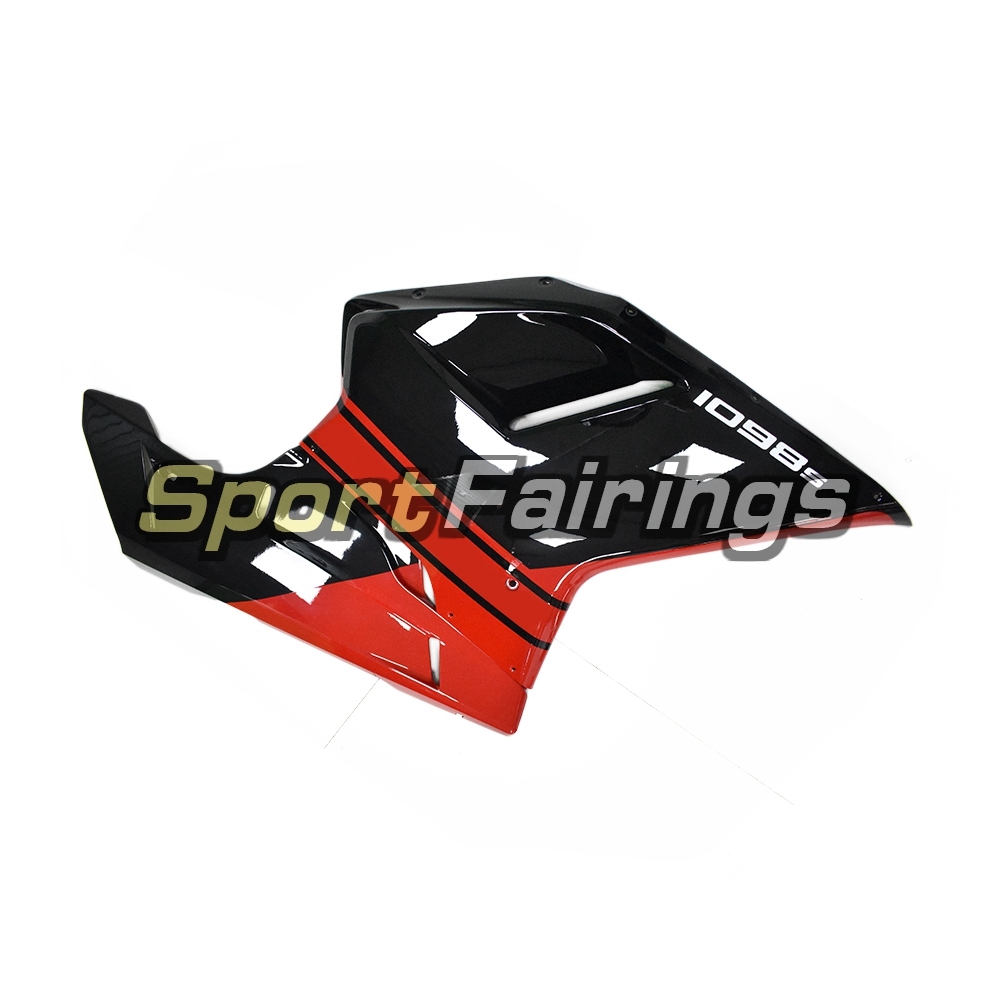 New Full Fairing Kit Fit For Ducati 1098 1198 848 2007 - 2012  Gloss Red Black Bodywork