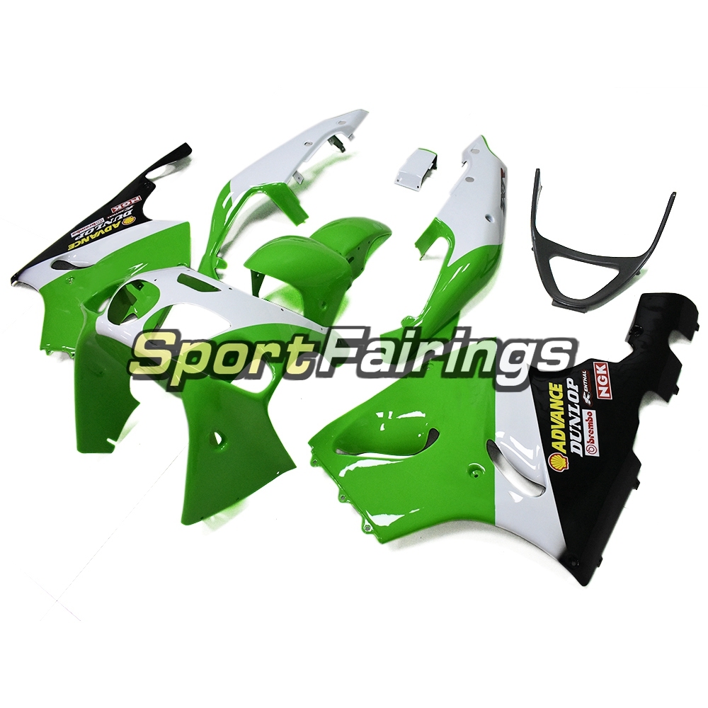 New Fairing Kit Fit For Kawasaki ZX7R 1996 - 2003 - Gloss Green White Black