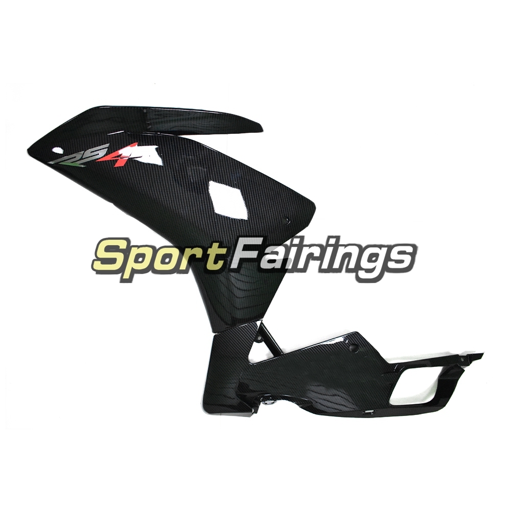 Carbon Fiber Effect Fairing Kit Fit For Aprilia RS125 RS4 125 2012 - 2014 - Gloss Black