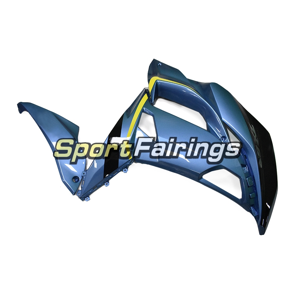 Complete Fairing Kit Fit For Kawasaki ER-6F / Ninja 650r 2017 - 2018 - Pearl Blue Black Yellow