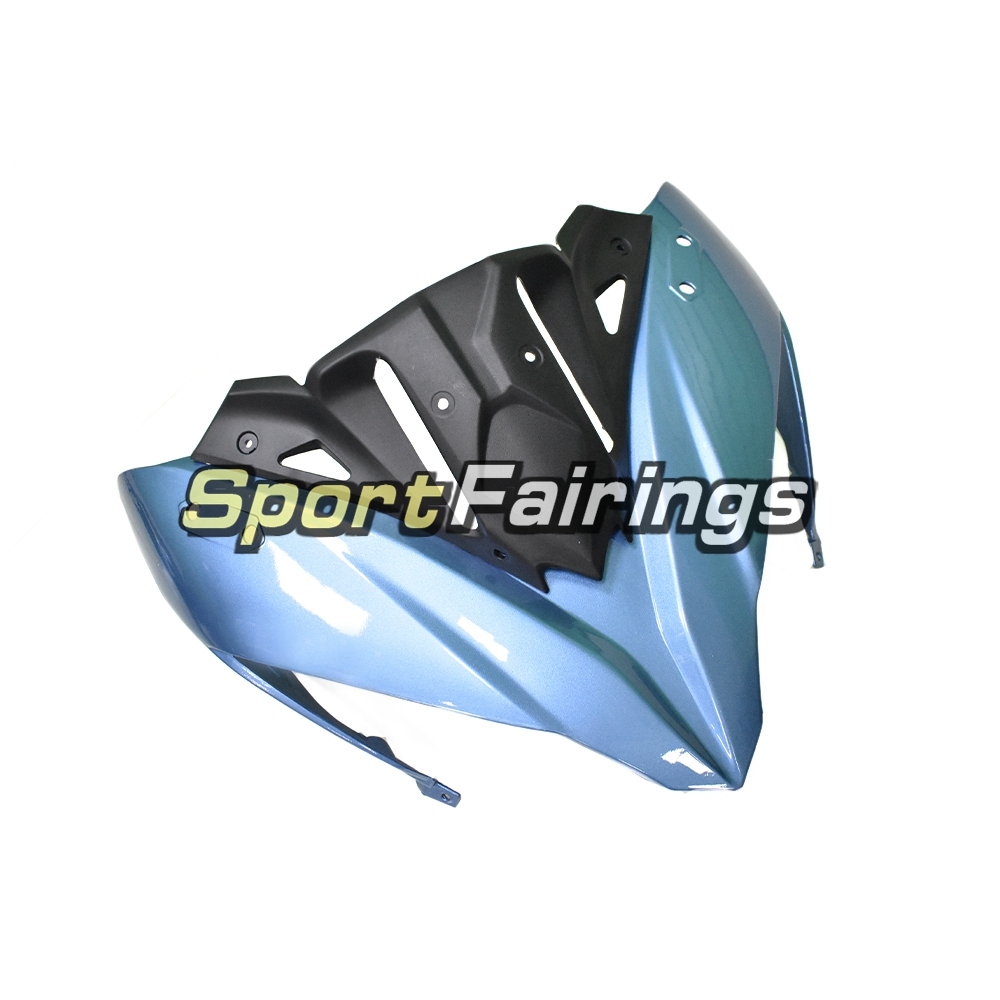 Complete Fairing Kit Fit For Kawasaki ER-6F / Ninja 650r 2017 - 2018 - Pearl Blue Black Yellow