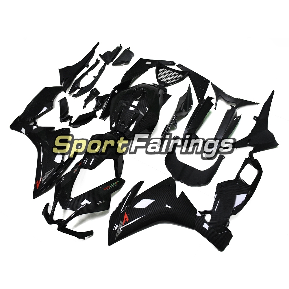 Carbon Fiber Effect Fairing Kit Fit For Aprilia RS125 RS4 125 2012 - 2014 - Gloss Black