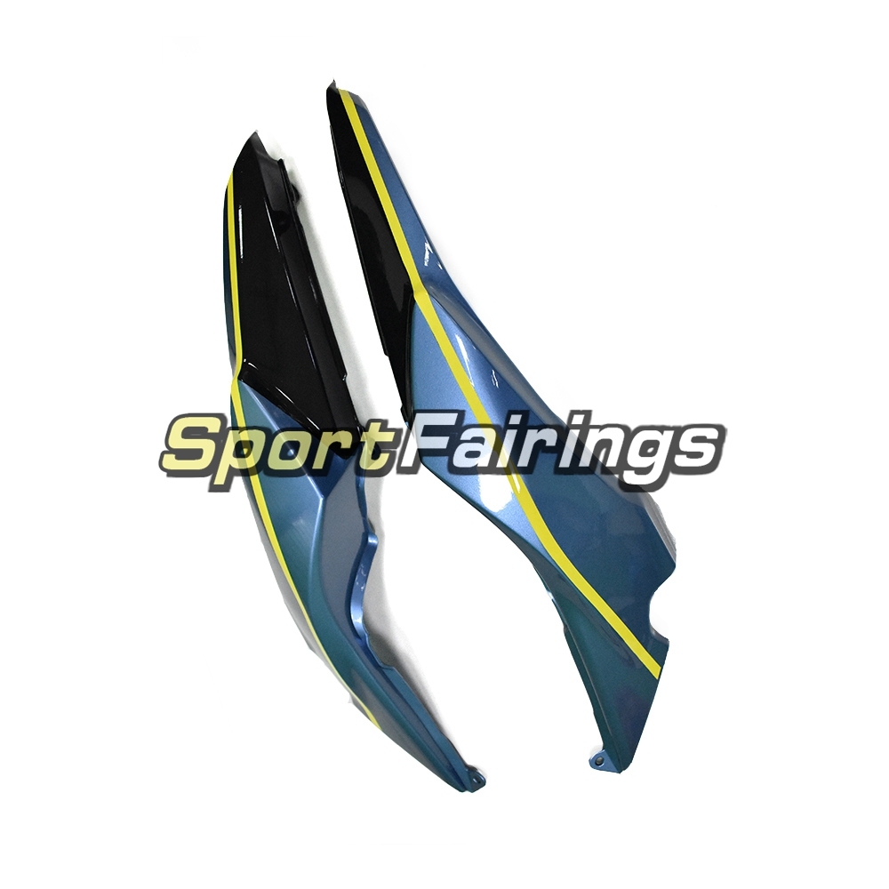 Complete Fairing Kit Fit For Kawasaki ER-6F / Ninja 650r 2017 - 2018 - Pearl Blue Black Yellow