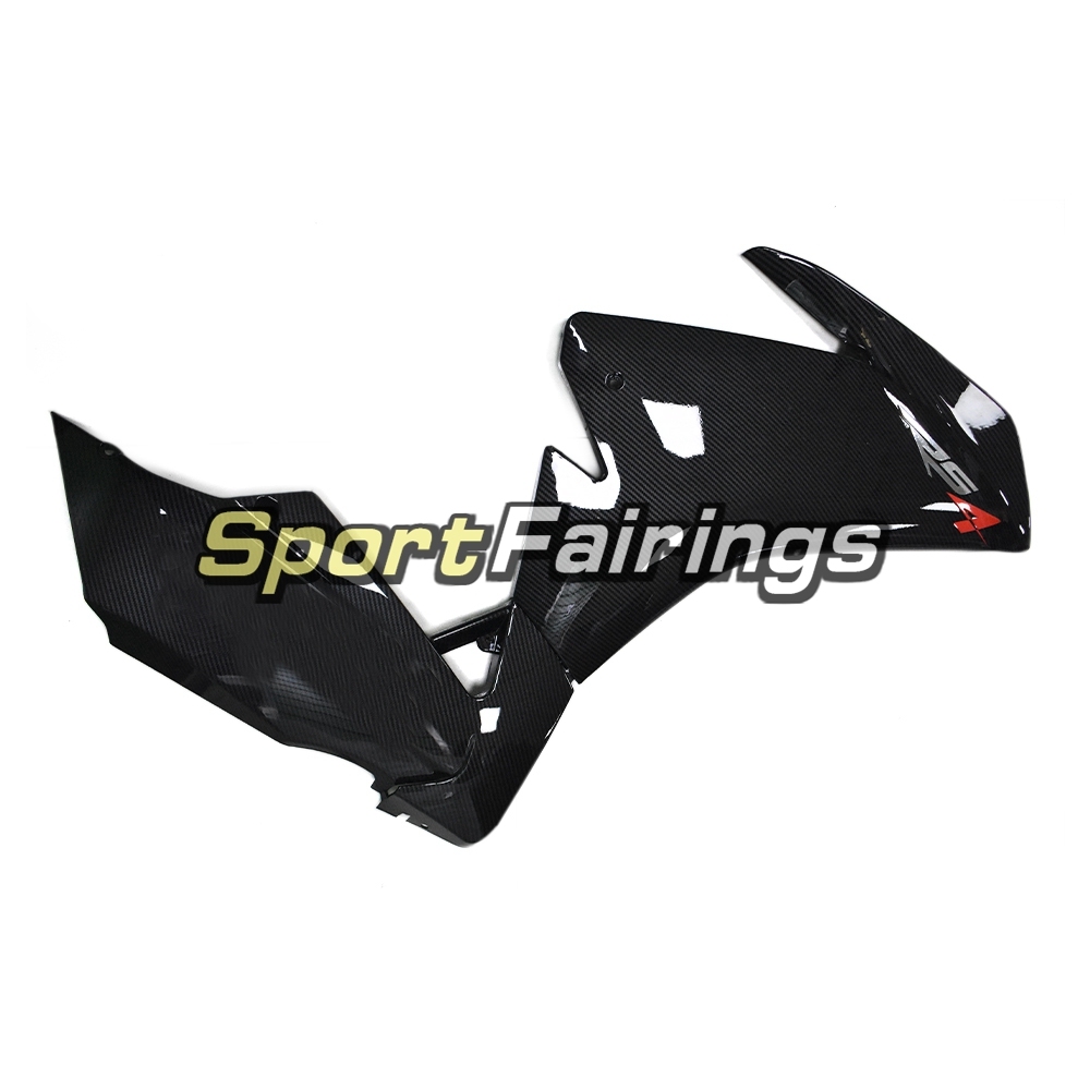 Carbon Fiber Effect Fairing Kit Fit For Aprilia RS125 RS4 125 2012 - 2014 - Gloss Black