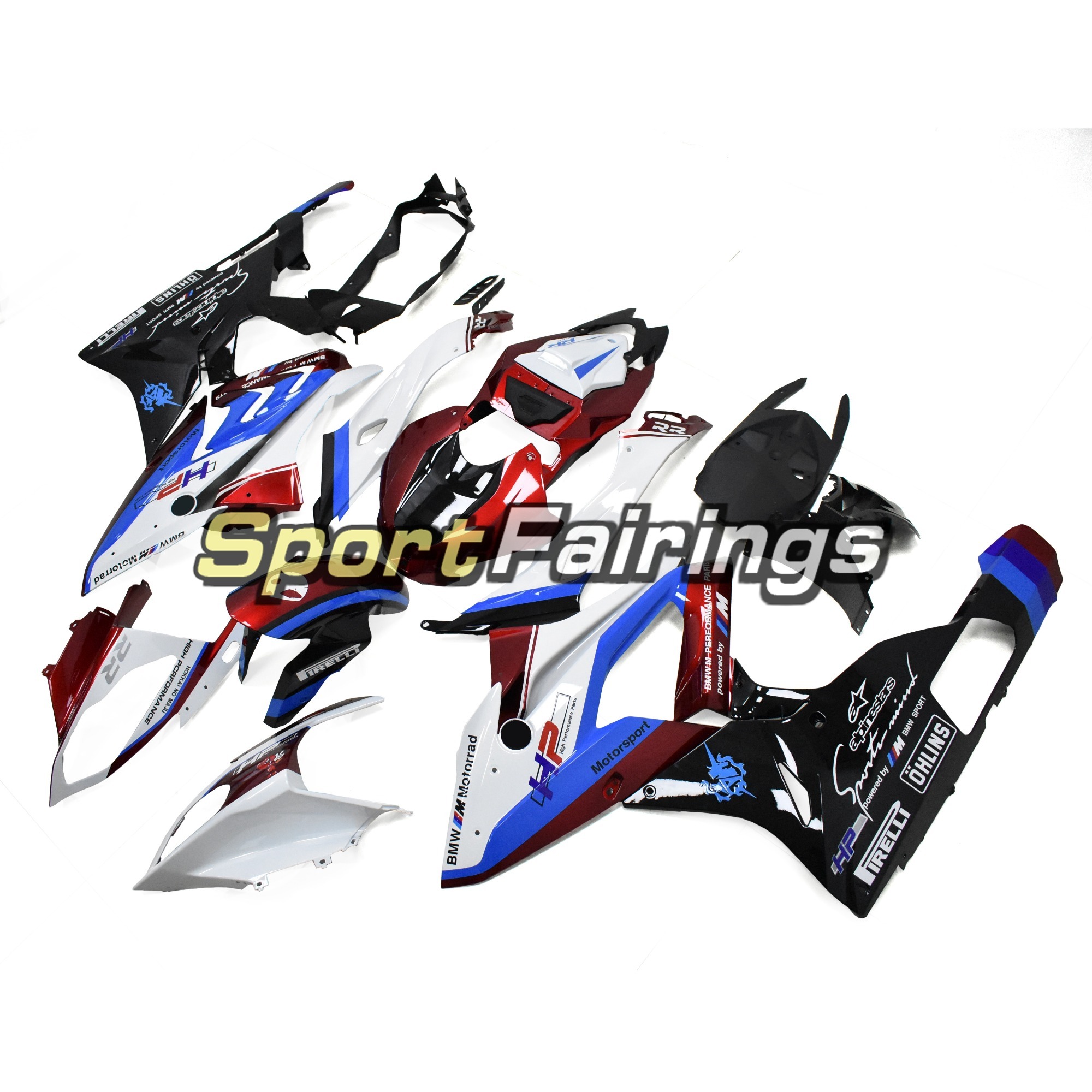 Fairing Kit Fit For BMW S1000RR 2015 2016 - Candy Red White Black