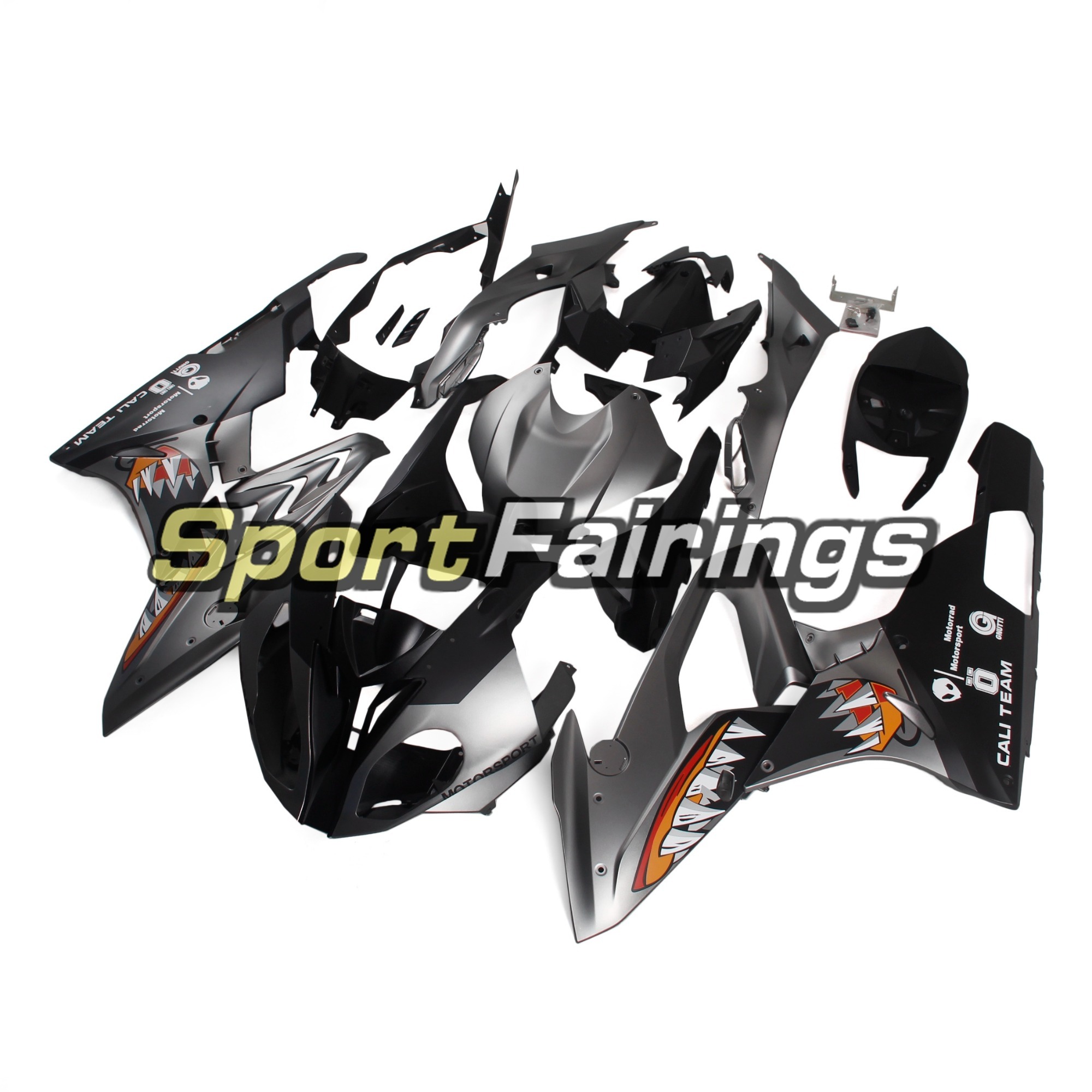 Fairing Kit Fit For BMW S1000RR 2015 2016 - Silver Black Shark Attack
