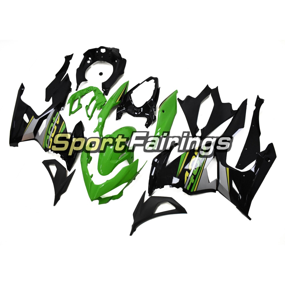 Complete Fairing Kit Fit For Kawasaki Ninja 400 NINJA400 2018 - 2020  - Gloss Black Green