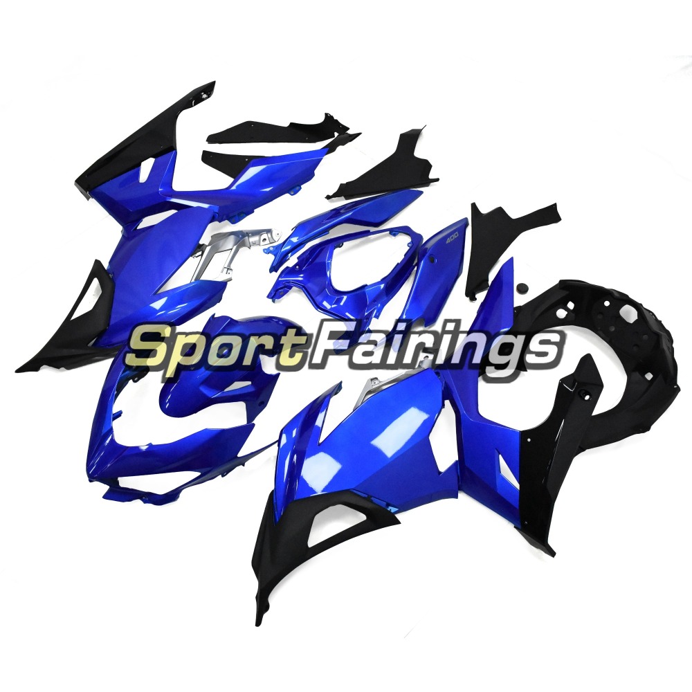 New Full Fairing Kit Fit For Kawasaki Ninja 400 NINJA400 2018-2020 - Gloss Blue Black