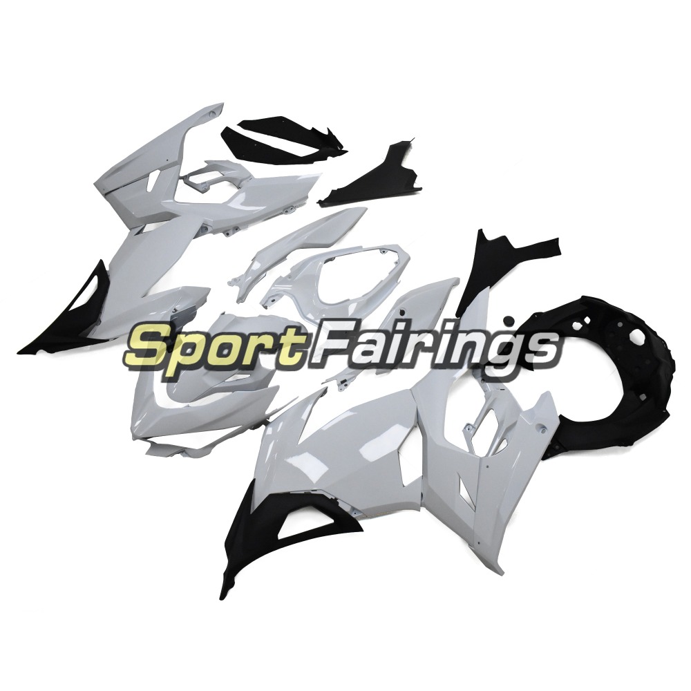 Sportbike Full Fairing  Kit Fit For Kawasaki Ninja 400 NINJA400 2018 - 2020 - Glossy White Black