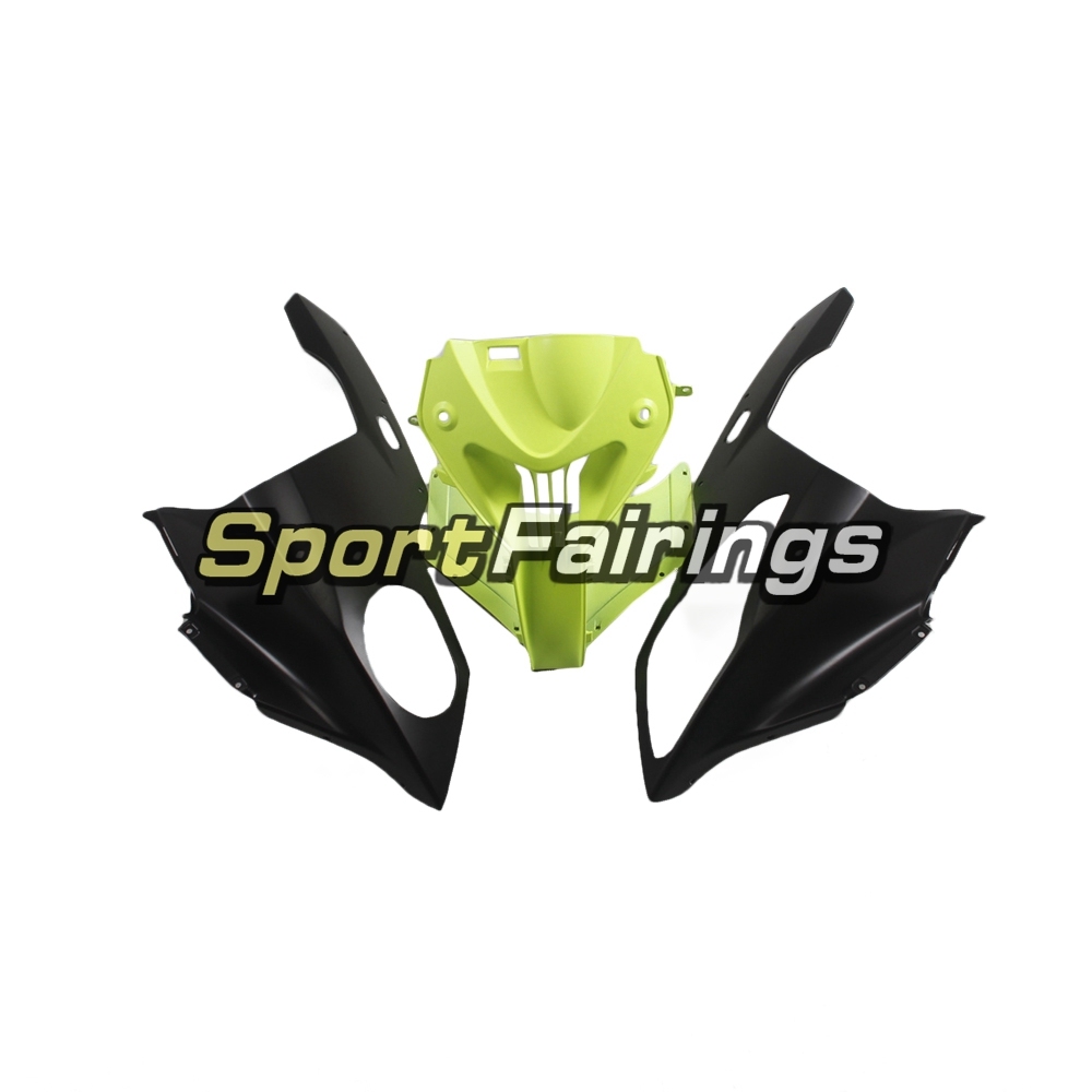 Fairing Kit Fit For BMW S1000RR 2011 - 2014 - Black Neon Yellow Shark Attack