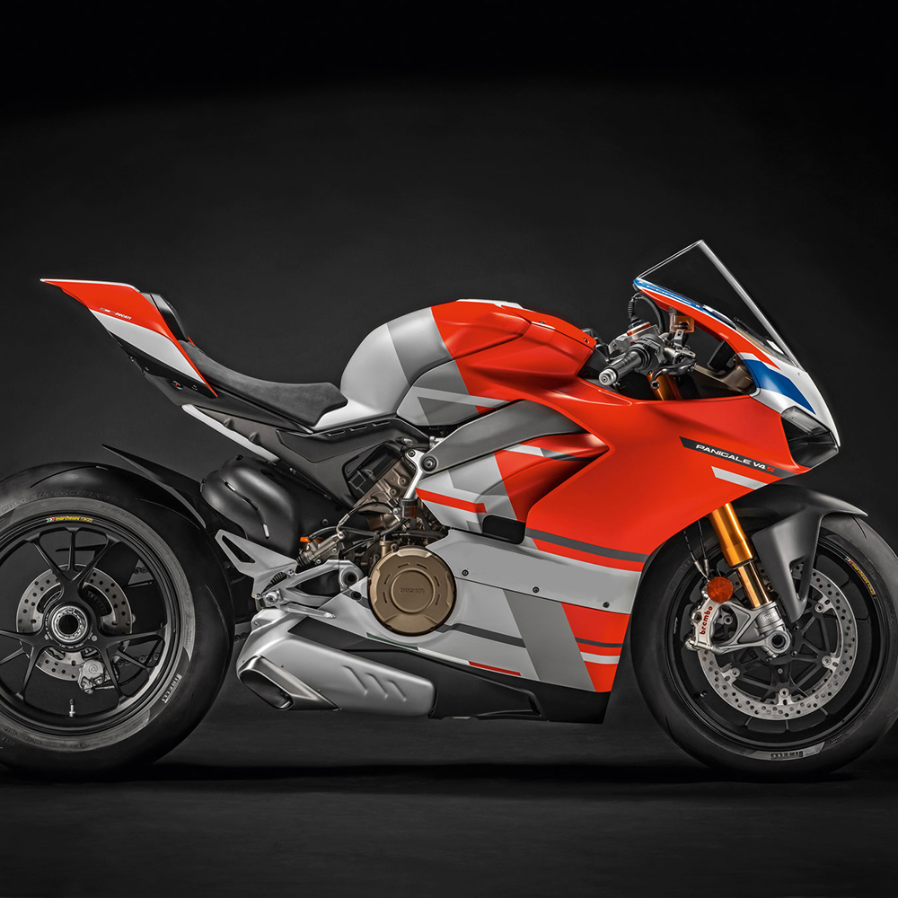 Fairing Kit Fit For Ducati V4S Panigale Corse 2018 - 2019 - Red Silver