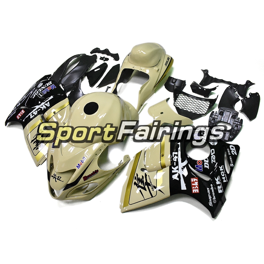 Fairing Kit Fit For Suzuki GSXR1300 Hayabusa 2008 - 2016 -Light Yellow Black
