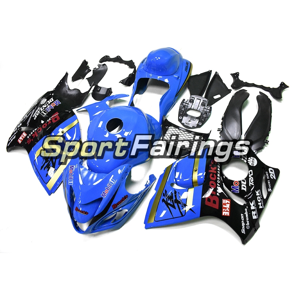 Fairing Kit Fit For Suzuki GSXR1300 Hayabusa 2008 - 2016 -Sky Blue Black