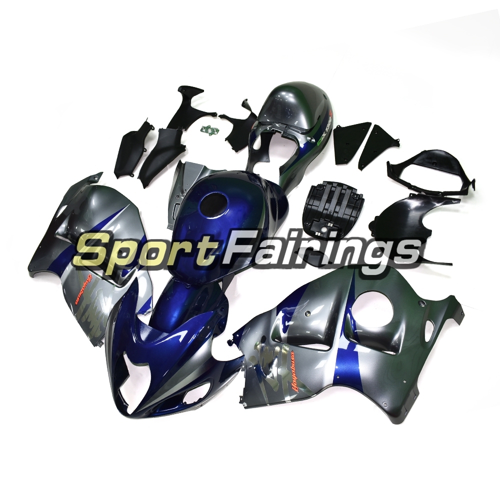 Fairing Kit Fit For Suzuki GSXR1300 Hayabusa 1997 - 2007 - Metallic Blue Silver