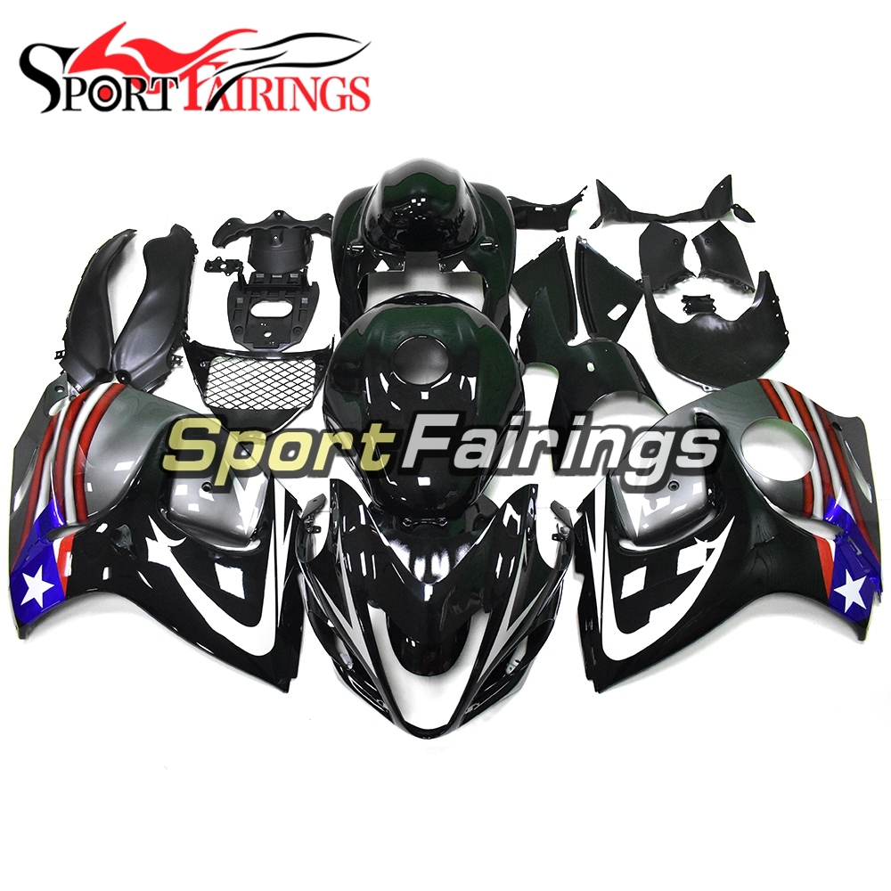 Fairing Kit Fit For Suzuki GSXR1300 Hayabusa 2008 - 2016 - Metallic Black Silver