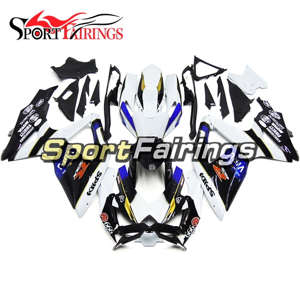 Fairing Kit Fit For Suzuki GSXR600 750 2008 - 2010 - White Blue Black