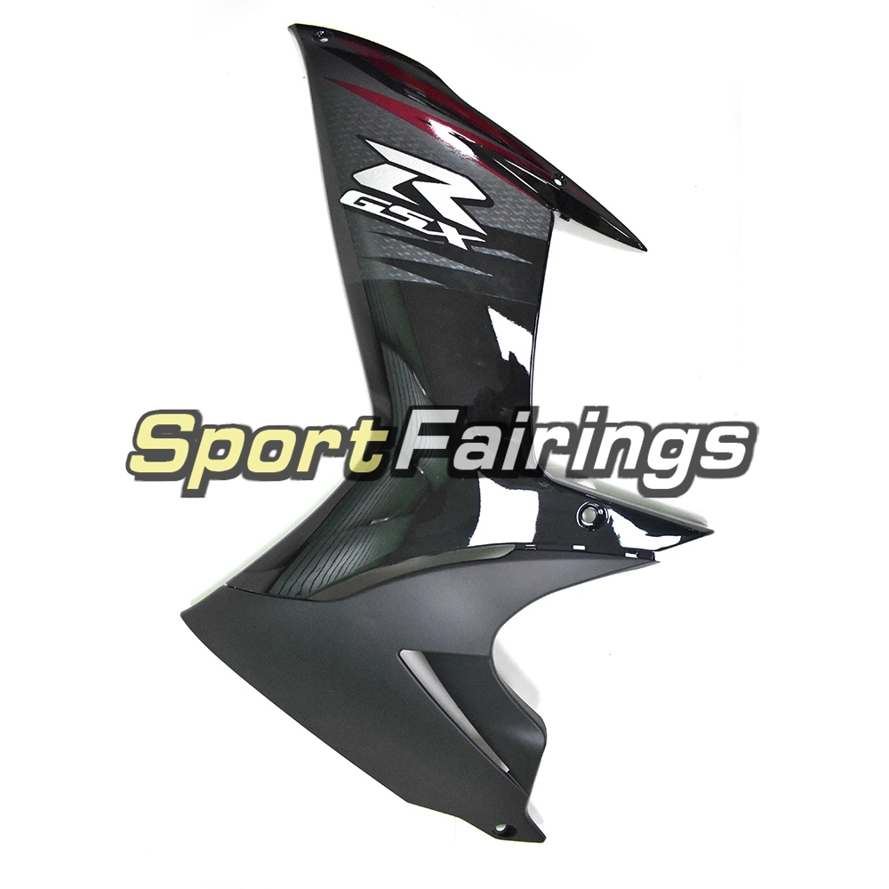 Fairing Kit Fit For Suzuki GSXR600 750 K11 2011 - 2016 -Gloss Black Grey