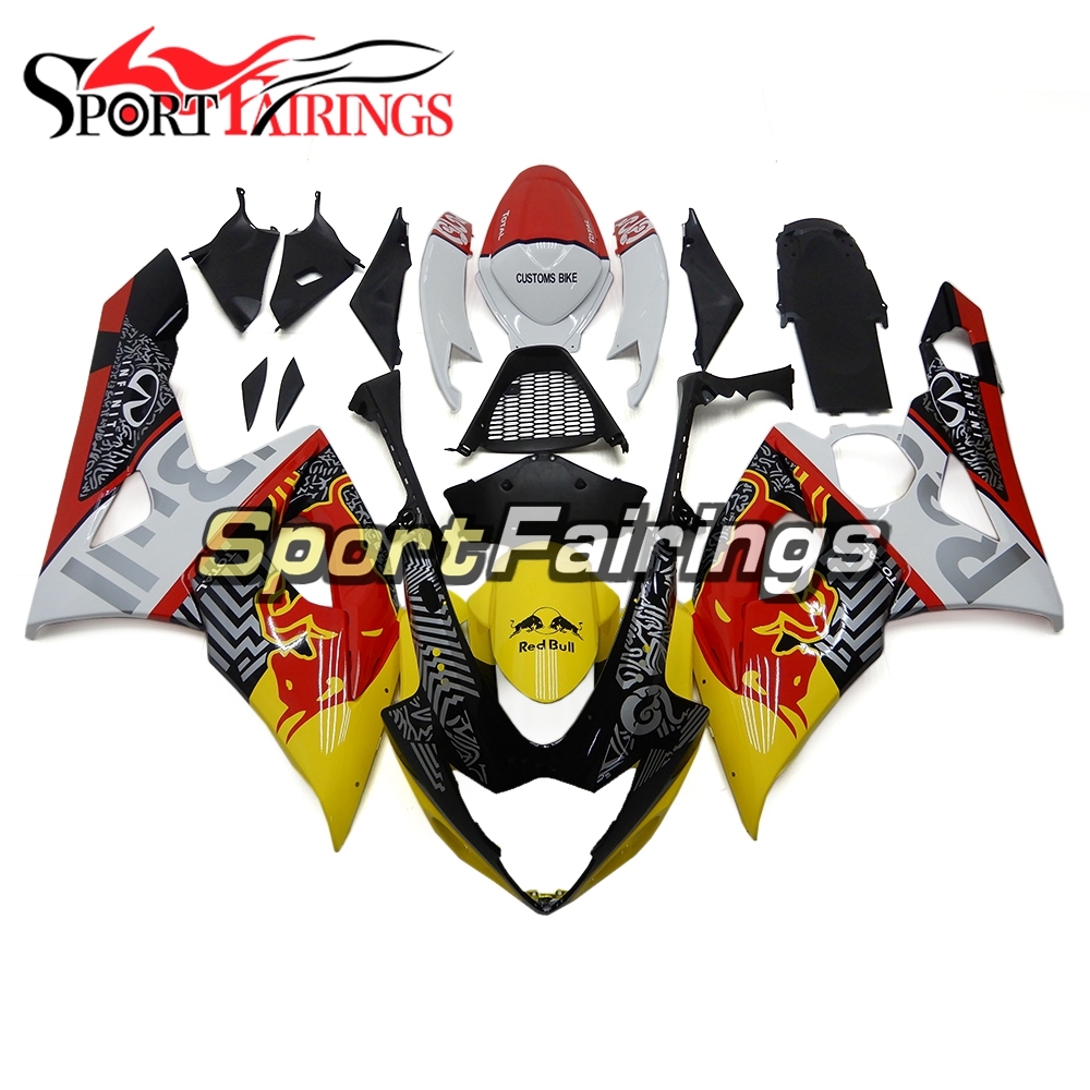 Fairing Kit Fit For Suzuki GSXR1000 K5 2005 - 2006 -Yellow Red White