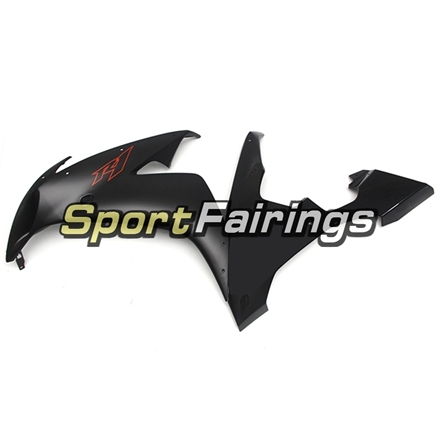Fairing Kit Fit For Yamaha YZF R1 2004 - 2006 - Shinny Black Flat Black with Red Decals