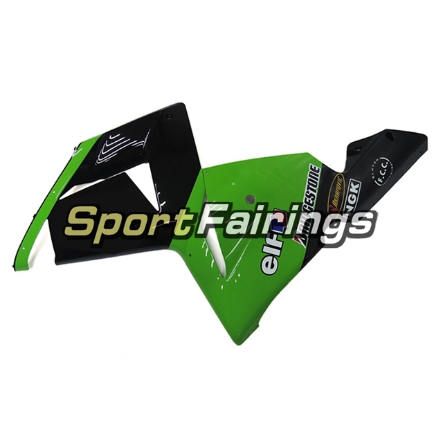 Full Fairing Kit Fit For Kawasaki ZX10R 2004 - 2005 - Elf Black Green