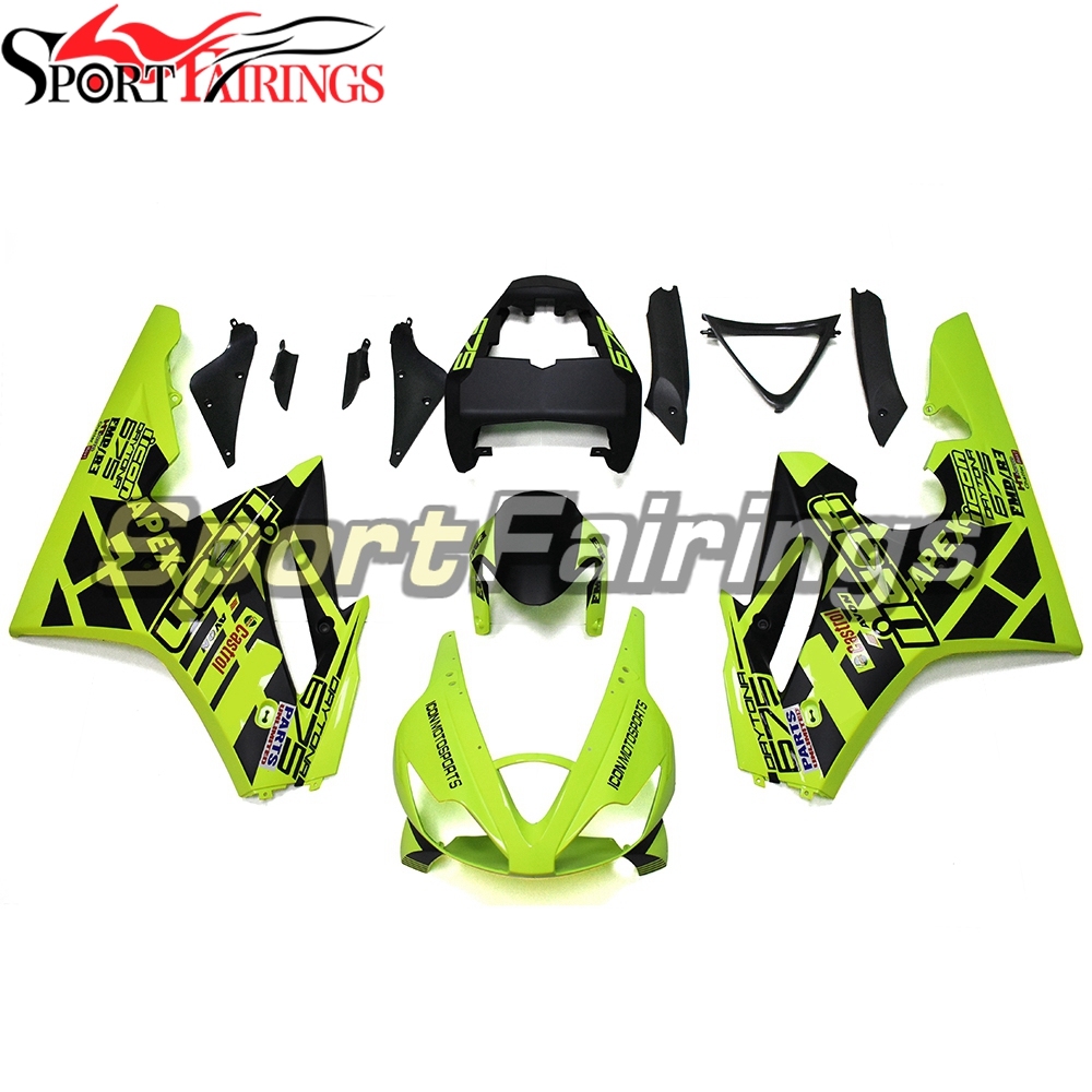 Fairing Kit Fit For Daytona675 2006 - 2008 -Light Green Black
