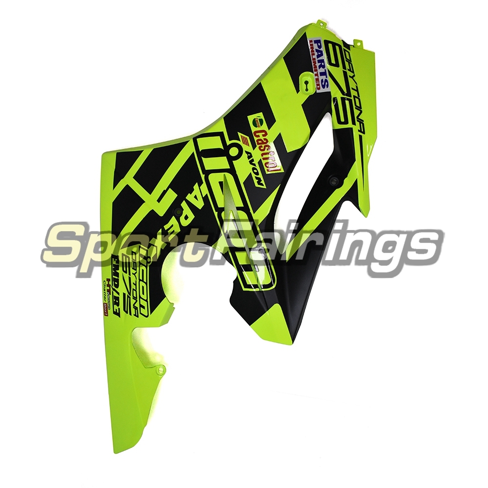 Fairing Kit Fit For Daytona675 2006 - 2008 -Light Green Black